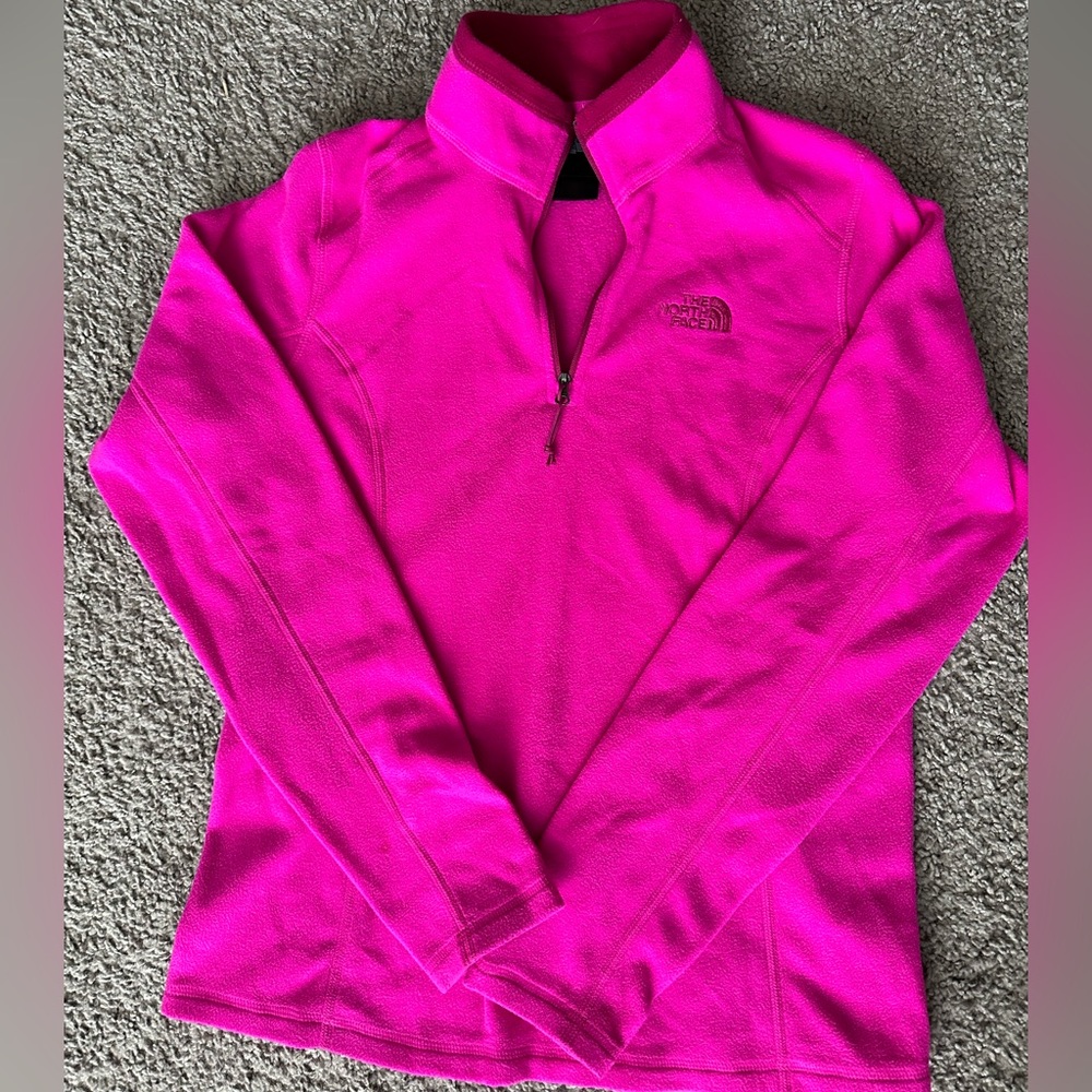 Pink North face fleece